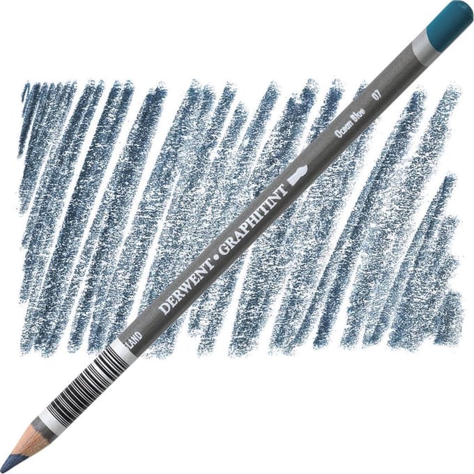 Derwent Graphitint 07 Ocean Blue - Wateroplosbaar Kleurpotlood