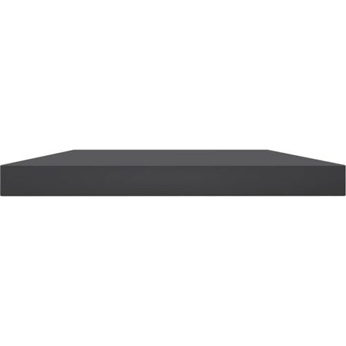 vidaXL Wandschappen 4 st 60x10x1,5 cm spaanplaat grijs