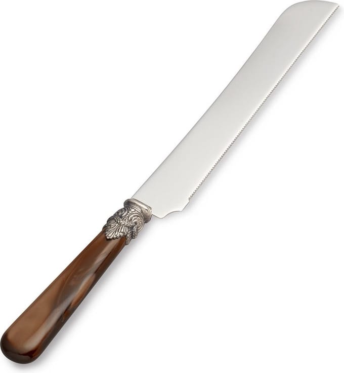 Taartmes, met Bruin handvat (parelmoer), EME Napoleon