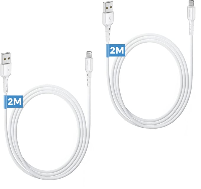 Usb kabel - Geschikt voor iPhone (Lightning) - 2 meter