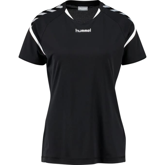 Hummel damesjersey-top, authentiek, partij SS Poly WO 003678