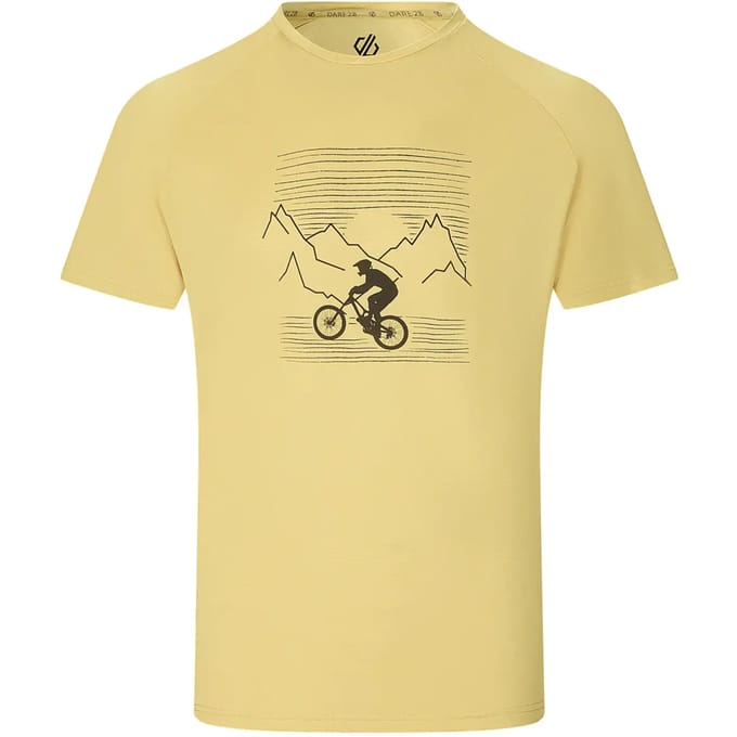 Dare2B Heren Tech II T-shirt met korte mouwen en grafische print