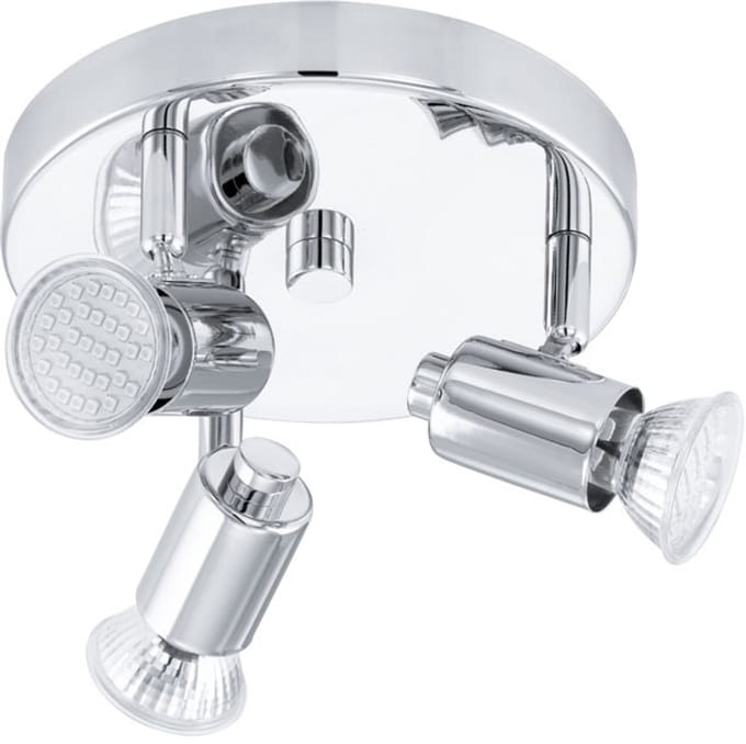 EGLO Rosaro 1 Opbouwspot - GU10 - Staal - Chroom