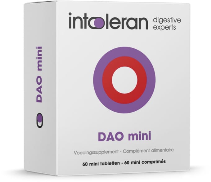 Intoleran DAO Mini Spijsverteringsenzymen - 60 Tabletten