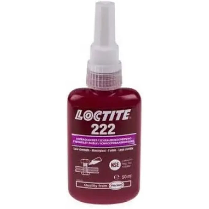 Lage schroefdraadborging Loctite 222
