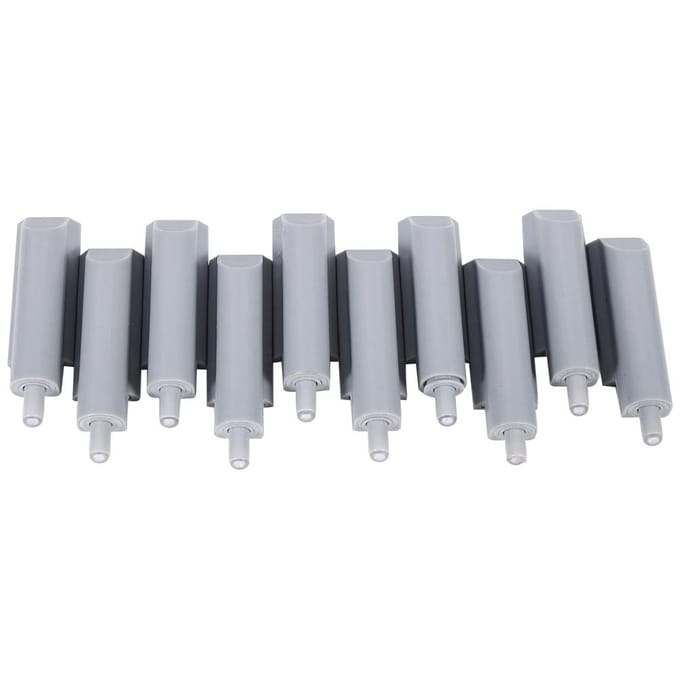 10 stuks ABS Kastdeur Kastlade Scharnier Druk om te Openen Systeem Demper Buffer Vanger Plastic Tip White