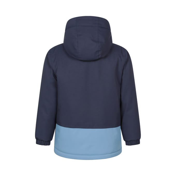 Mountain Warehouse Cyclone Waterdichte Gewatteerde Jas voor Kinderen/Kinderen (Marine)