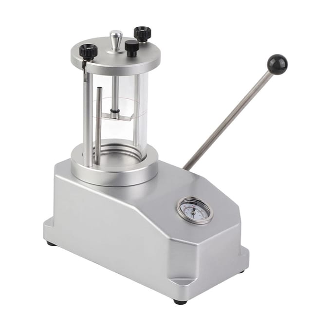 Horloge Waterdichtheid Tester Tool 6 ATM 2 Horloges Kast Weerstand Druk Testmachine white
