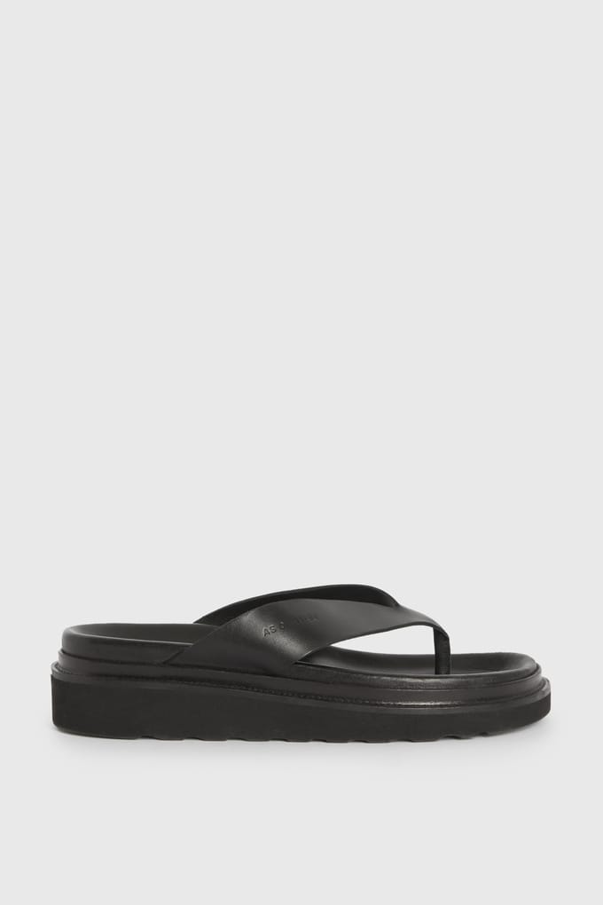 AllSaints Rio Sandal Black Größe: 38 | Sandalen Outlet | Damen | Schwarz