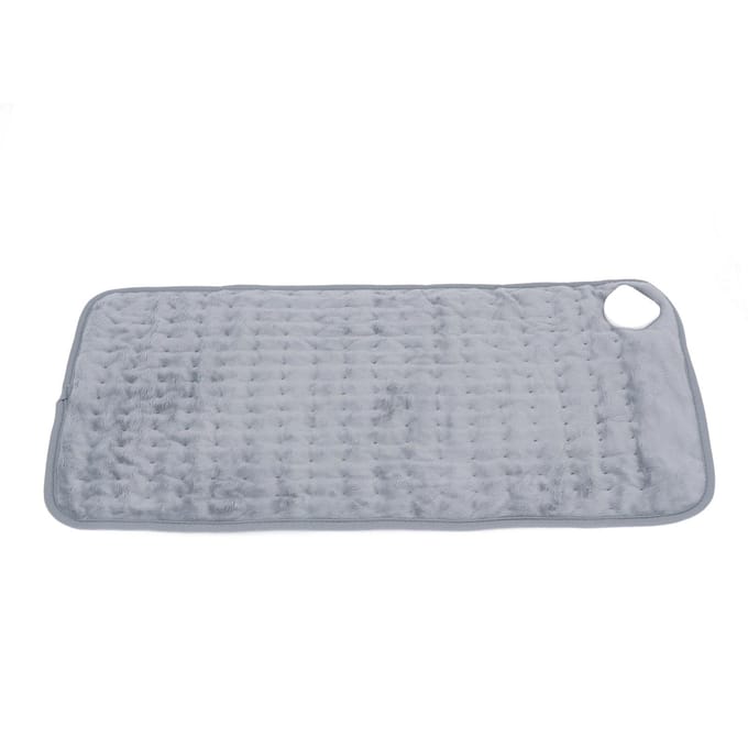 Coussin Chauffant Électrique Température Constante Garde au Chaud Coussin Chauffant en Velours Doux pour l'Hiver Gris EU bleu
