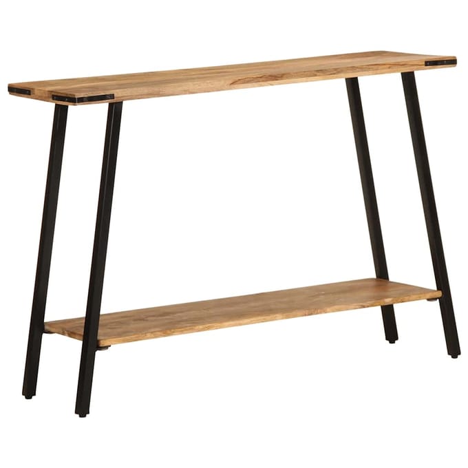 vidaXL - Wandtafel - 110x30x75 - cm - massief - mangohout