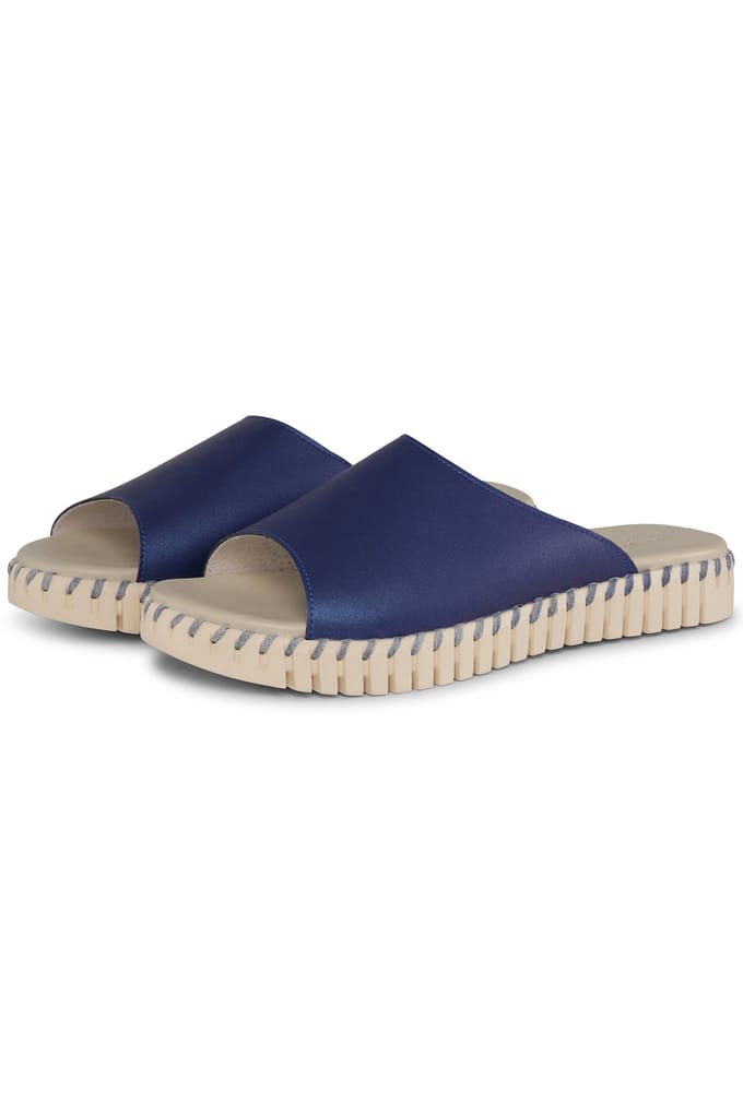 ILSE JACOBSEN HORNBÆK Tulip1378mn Blue Web Taglia: 38 | Infradito Outlet | Donna | Blu