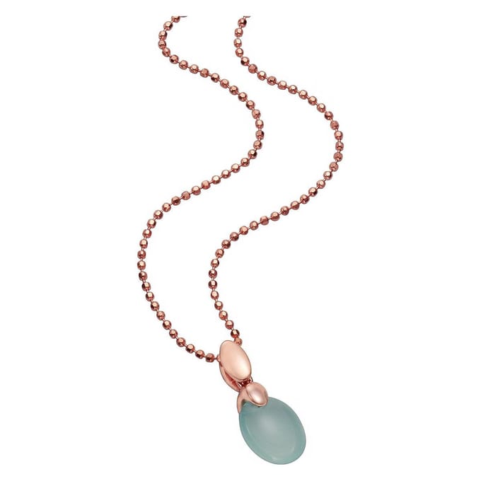 Jamelli Dames Ketting 925 sterling zilveren 1 Chalcedon One Size 87870057