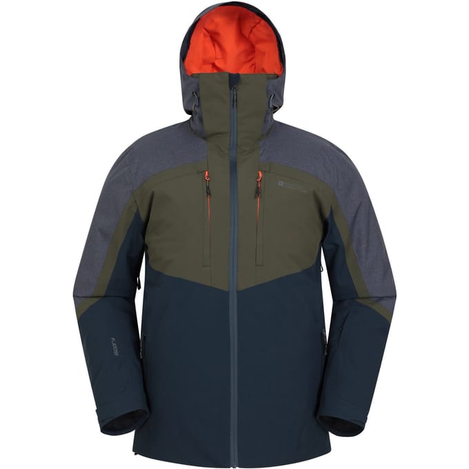 Mountain Warehouse Heren Anton Waterdichte Ski jas (Kaki Groen)