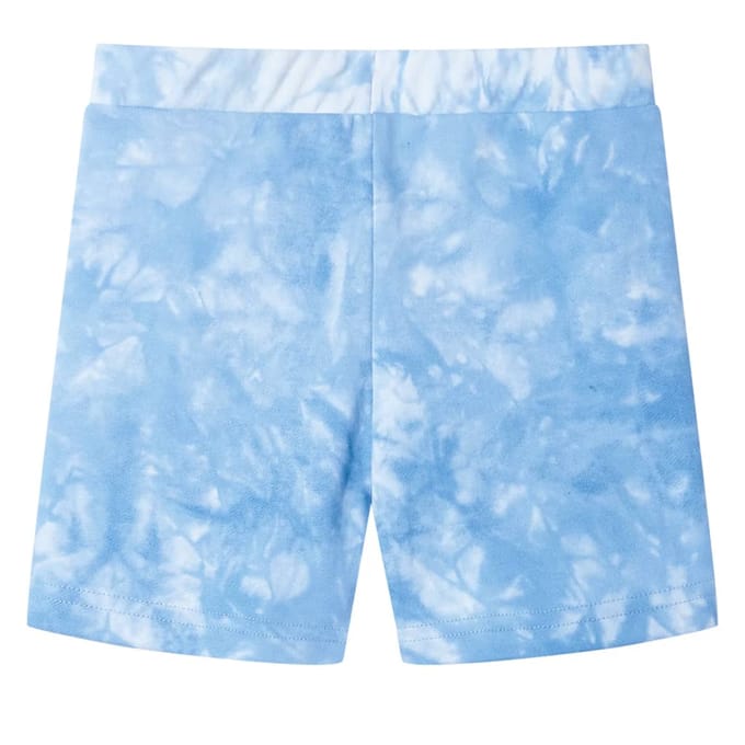 vidaXL Kindershorts met trekkoord 128 zachtblauw