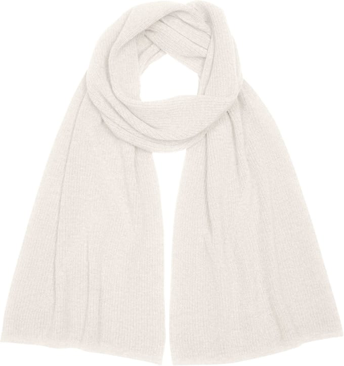 FALKE Selection Structured sneldrogend warm wol wintersjaal unisex wit - maat ONESIZE