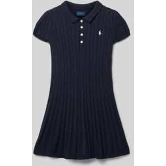 Jurk in tricotlook