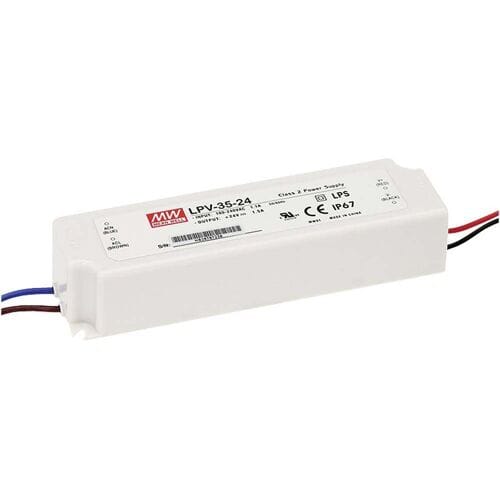MEAN WELL LPV-35-36 LED-transformator Constante spanning 36 W 0 - 1 A 36 V/DC Niet dimbaar, Overbelastingsbescherming 1 stuk(s)