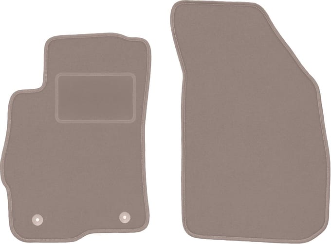 Beige voormatten voor: Chevrolet Aveo II T300 hatchback, sedan (2011-)