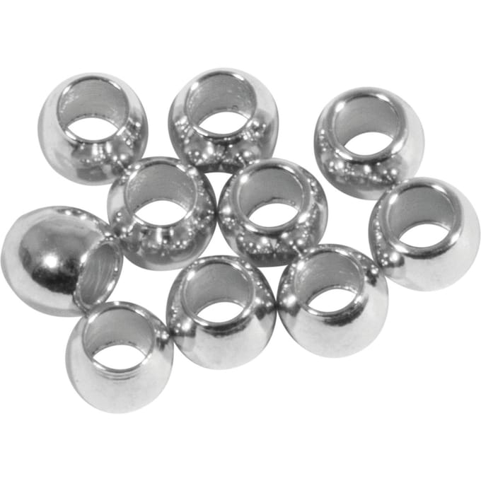 Metalen afstandskraal - Zilver