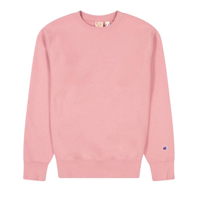 Champion Heren Crew Neck Regular Sweatshirt met lange mouwen (Roze)