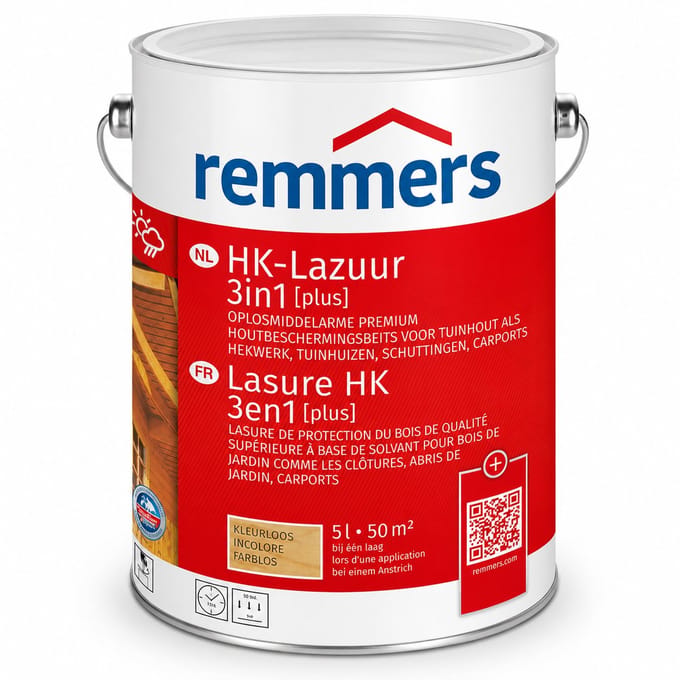 Remmers HK-Lazuur 3in1 [PLUS] - Kleurloos - 5 liter