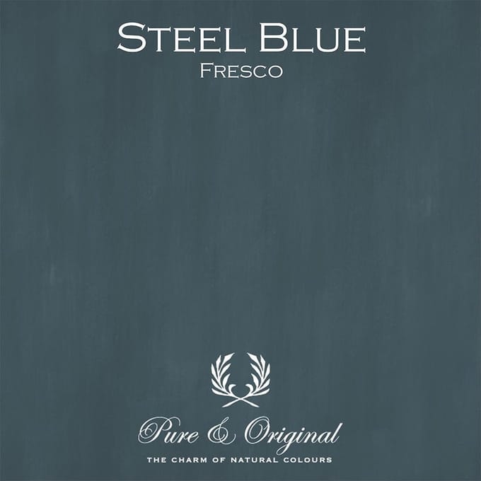 Pure & Original Fresco Kalkverf Steel Blue 5 L