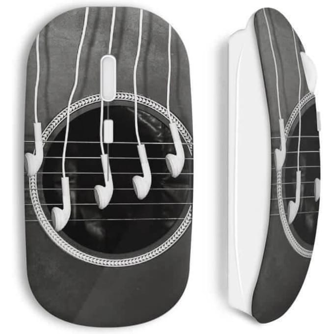 Souris sans fil Guitare cordes écouteurs