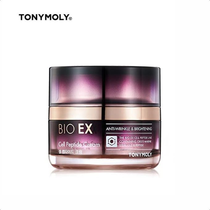 Tonymoly Bio EX Cell Peptide Crème 60ml Anti-Rimpel Verzorging K-Beauty 60ml black