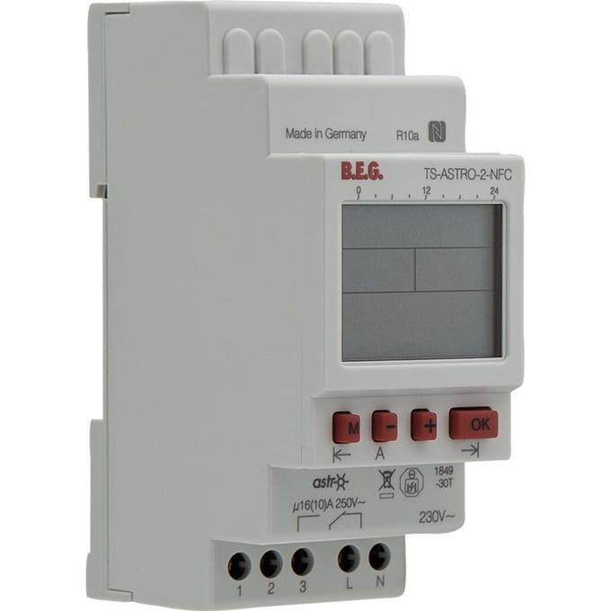BEG TS-ASTRO-2-NFC Schakelklok 1 kanaal - 93142