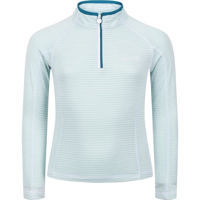 Regatta Kinderen/kinderen berley half zip top met lange mouwen
