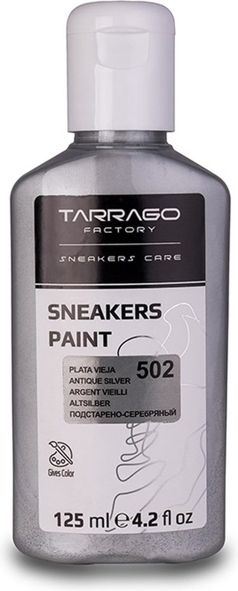 Tarrago sneakers paint - 502 - antique silver - 125ml
