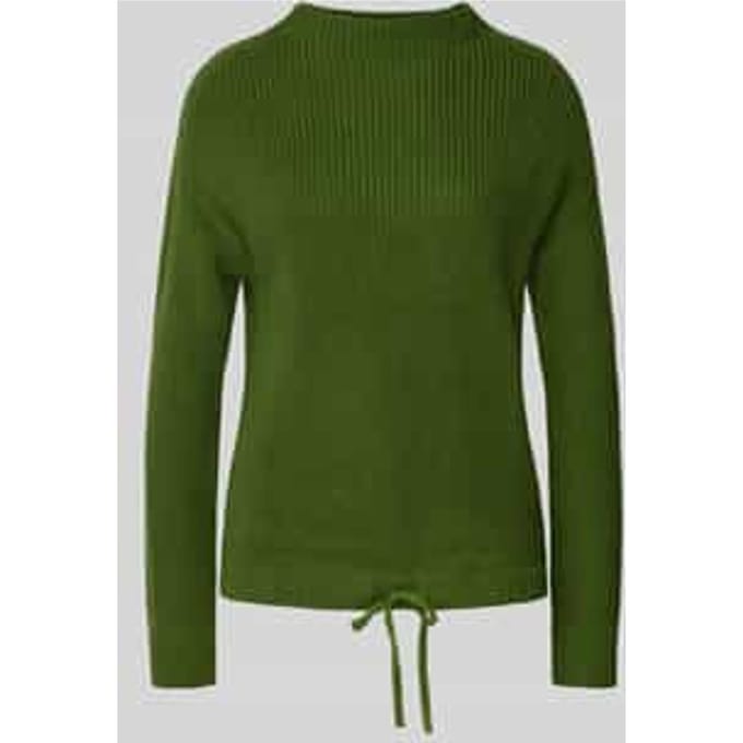Gebreide pullover met ribboorden