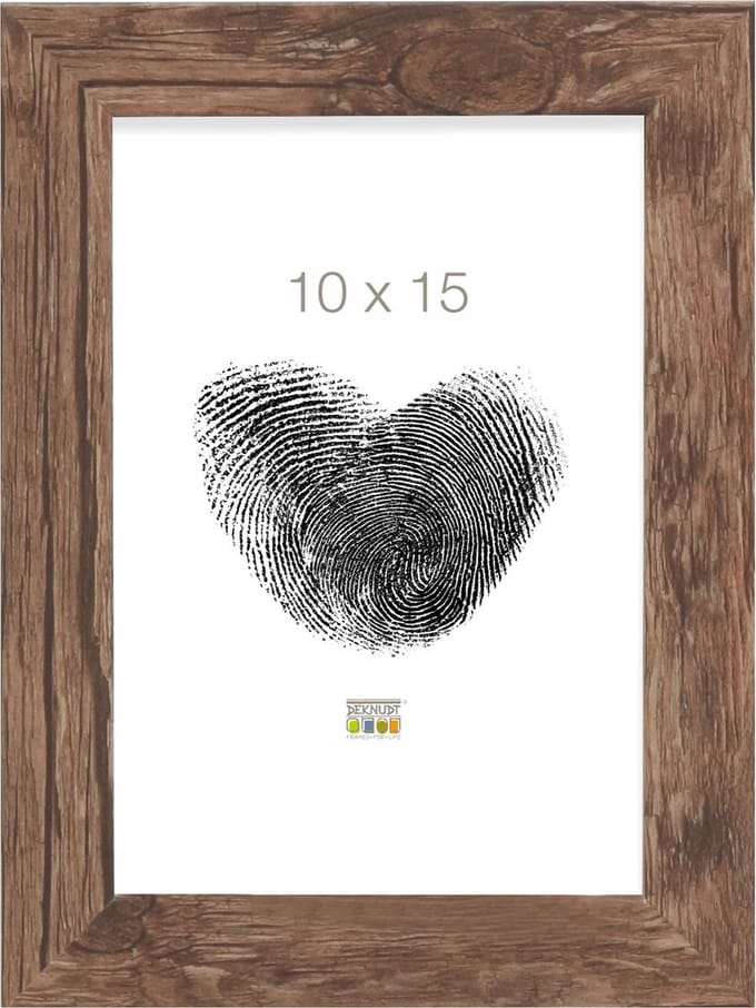 Deknudt Frames fotolijst S45RH3 - bruin - hout - 15x20 cm