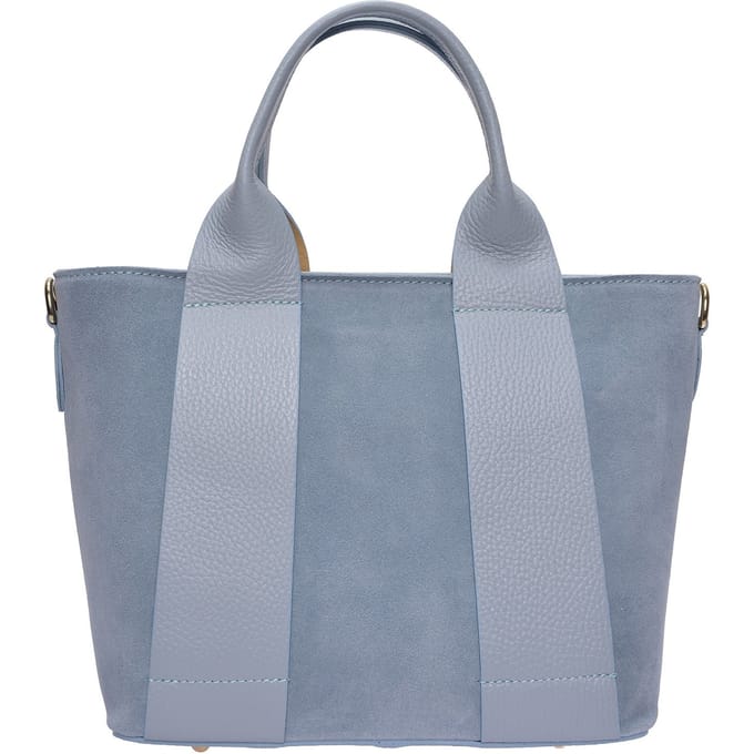 Luisa Vannini Turquoise Rundleer Tas
