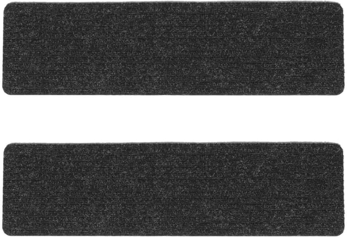 Trapmatten - Antislip - Voor buiten - Veiligheidstraptreden - Duurzaam polyester - Geschikt voor kinderen - 75 x 20 cm