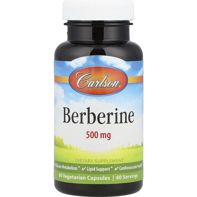 Berberine, 500 mg, 60 vegetarische capsules