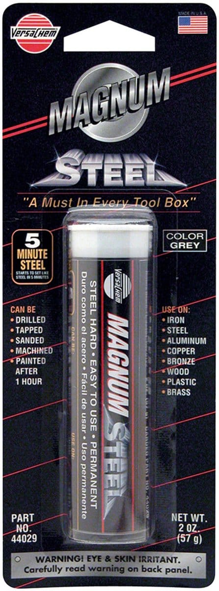 Magnum steel epoxy 57g - Metaal afdichting - staal - reparatie
