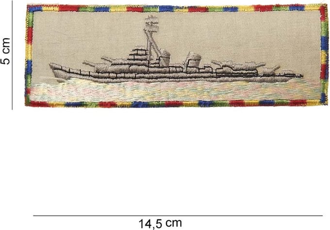Embleem stof Slagschip