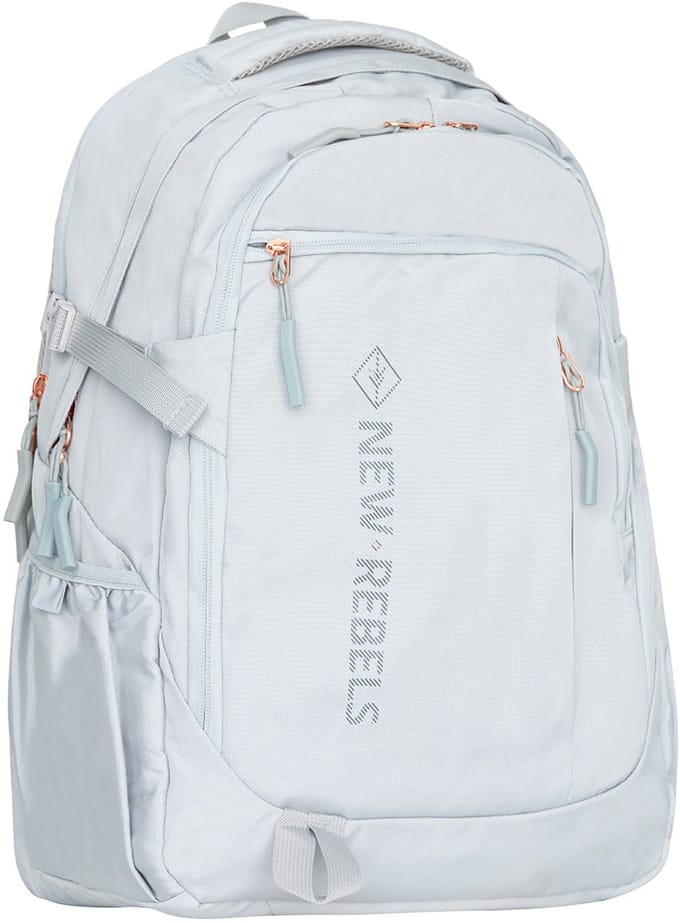 New Rebels Vince Baldwin Lichtgrijs 33L Rugtas Waterafstotend Laptop 15.6