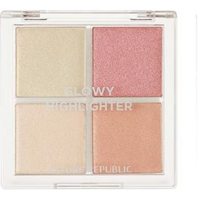 NATURE REPUBLIC - Glowy Highlighter - 2 colors #01 Warm Shining