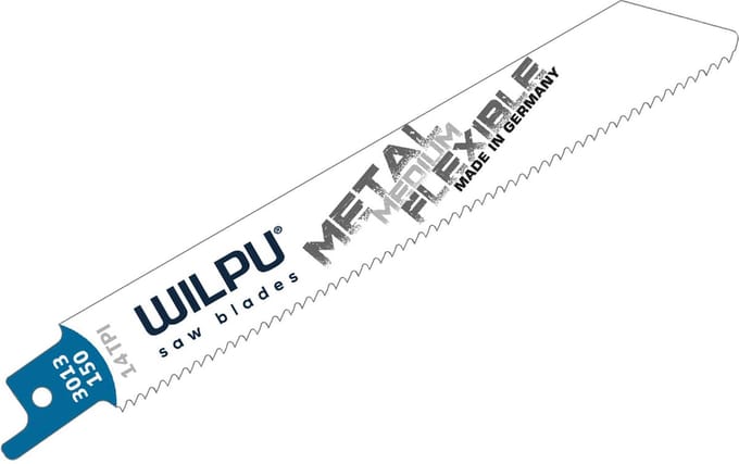 Reciprozaagbladen Wilpu 3013/150 - Geschikt voor metaal - Bosch S922BF (set van 5)