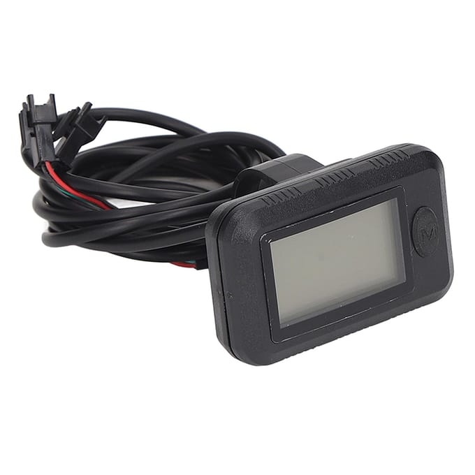 Elektrische Scooter Displaypaneel ABS 3 Draden Elektrische Scooter Displaymeter voor Vervanging black