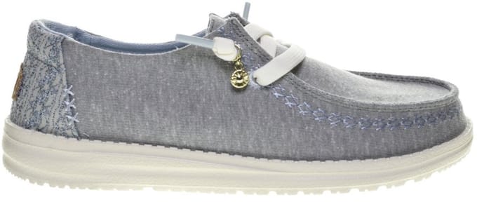 Hey Dude Dames Lichtblauw Sneaker maat 40