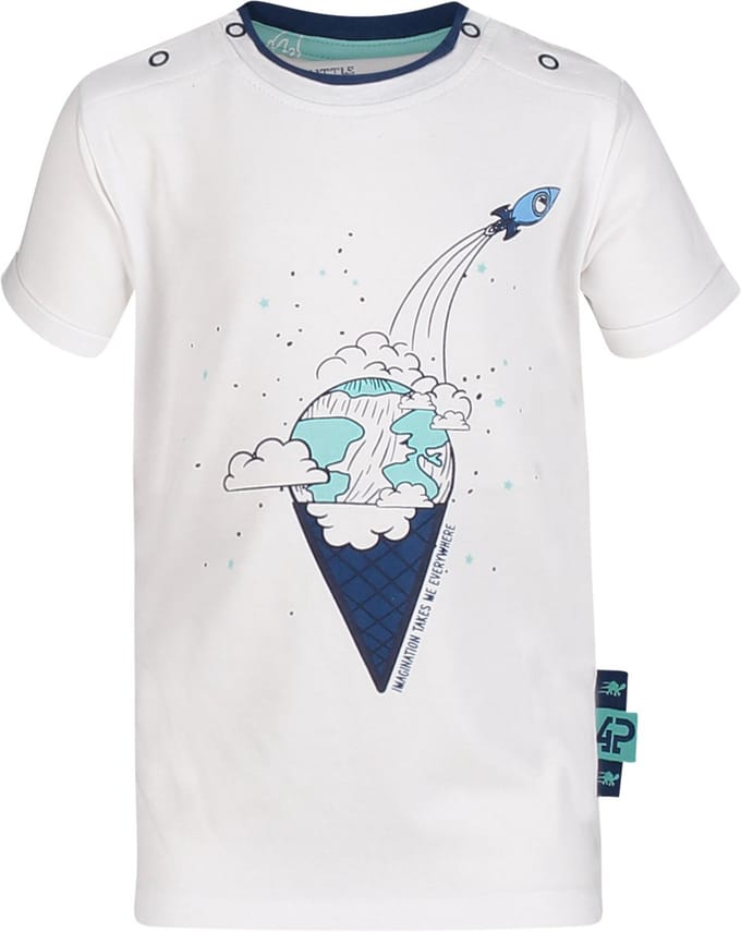 4PRESIDENT T-shirt jongens - White - Maat 80