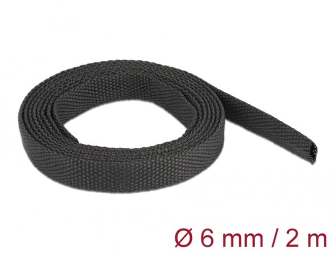 Delock 20791 Krimpkous Zwart 6 mm 3 mm Krimpverhouding:2:1 1 stuk(s)