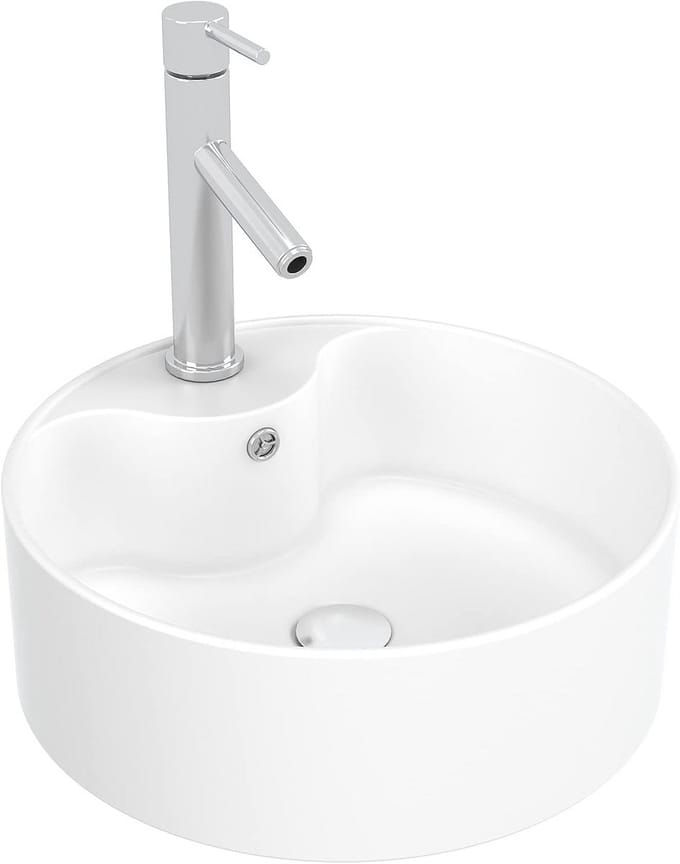 Opzetwastafel Rond - Waskom - Kleine Opbouw - Wascomfort