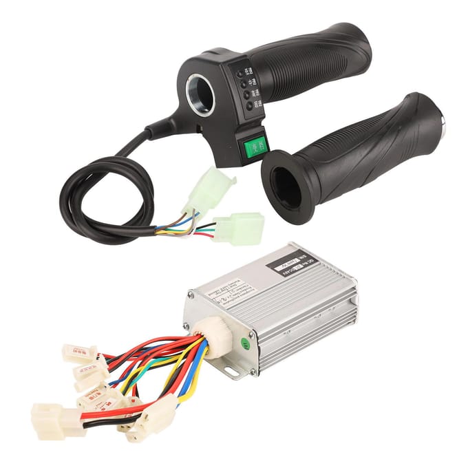 48V 1000W Elektrische Fiets Borstelmotor Controller met 4-Snelheden Gashandvat Elektrische Controller black