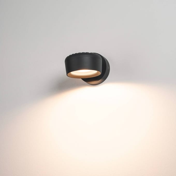 SLV LED buiten wandlamp Eskina Spot, antraciet CCT IP65