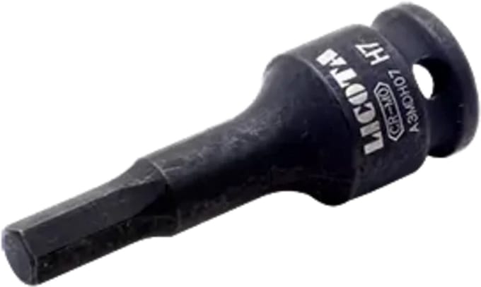 Dop H6 3/8", Slagmoersleutel - Industriële kwaliteit